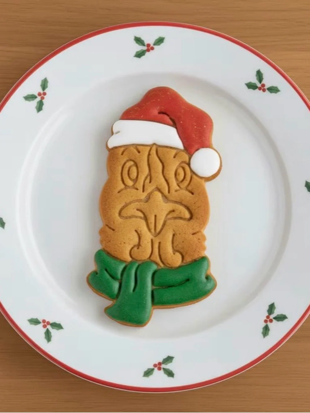 Santa Chicken Face Cookie Cutter